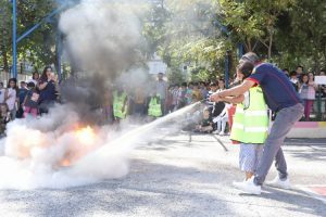 Diyarbakır İtfaiyesi’nden 3 bin 500 öğrenciye yangın eğitimi