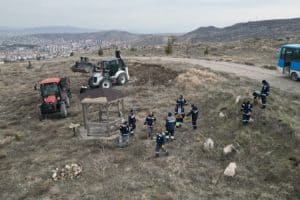 Nevşehir Kent Ormanı yenileniyor