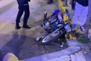 Edirne Keşan’da otomobil motosiklete çarptı: 2 yaralı