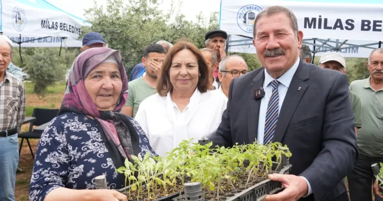 Muğla Milas’ta 300 üreticiye dağıtım gerçekleştirildi